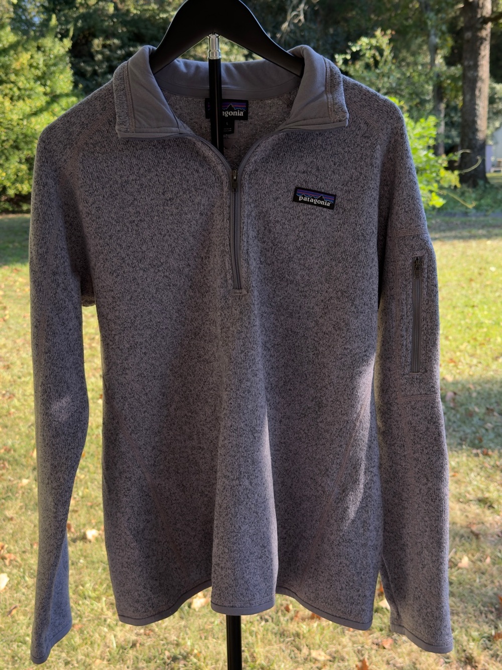 Patagonia Women's Better Sweater 1/4 Zip Fleece Smoky Violet SVIL Size L Hiking